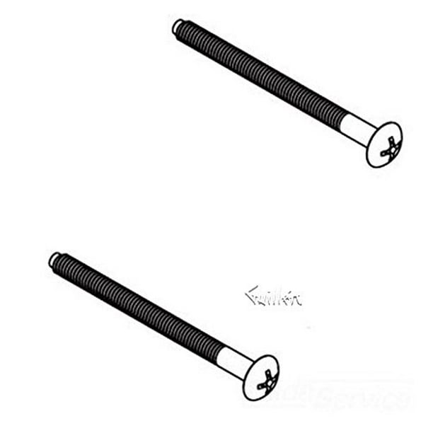 163W Escutcheon screws Glacier