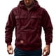 thumbnail image 1 of pstuiky camisa de manga larga para hombre, Suéter informal de moda para hombre, color liso, con capucha y manga larga top de hombre l, 1 of 6