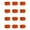 Dark Orange, variant on COUVER Kids Children 1 Inch - Solid/Plain Cotton Terry Cloth Wristband (12 Pieces)