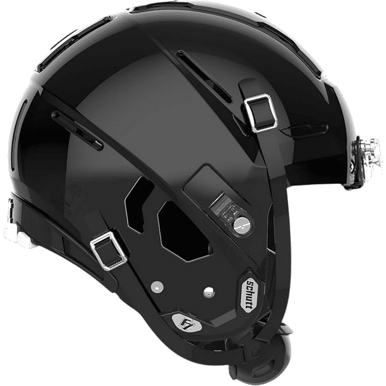Schutt Youth F7 LX1 Football Helmet, Size Youth Large, Black