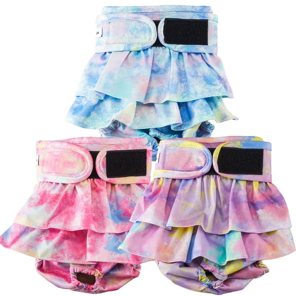 Pañales para perros VUNCESSIN, reutilizables, para mujer, grandes, lavables, 3