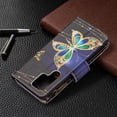 thumbnail image 4 of Samsung Galaxy S22 Ultra Wallet Case, Dteck Zipper Pocket 9 Card Slots Wallet Phone Case with Hand Strap For Samsung Galaxy S22 Ultra 6.8 inch 2022,Gold Butterfly, 4 of 5