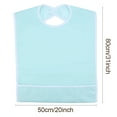thumbnail image 3 of DOACT Waterproof Mealtime Clothing Protector, Adult Bib, For Men And Women Eating Elderly, Seniors, 3 of 8