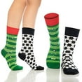 thumbnail image 5 of BAMBOOVEN Men & Women Fun Dress Socks,Colorful Funny Novelty Cotton Socks (Medium,Coffee,6 Variety Pairs),Cotton Socks_989 1002, 5 of 6