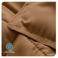 thumbnail image 5 of Comforter Set - Queen Size - Ultra-Soft - Goose Down Alternative - Premium 1800 Series - All Season Warmth (Queen, Caramel), 5 of 9