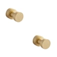 thumbnail image 3 of Kearding Ganchos para toallas adhesivos modernos para baño: gran capacidad de carga Potente colgador de cobre autoadhesivo Diseño moderno Dibujo Oro (tornillos) 2piezas, 3 of 6