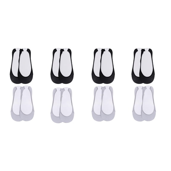MEICHEN 8 Pairs Cotton No Show Socks for Women Thin Cozy Solid Color Sock Slippers Breathable Low Cut Socks
