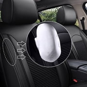 AOMSAZTO Seat Covers for Mazda CX-5/CX5 2013-2025 Ice Silk Leather Car seat Covers Full Set Summer Breathable