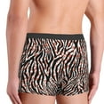 thumbnail image 5 of Disketp Zebra Skin And Leopard Print Men'S Boxer Briefs,Soft And Breathable Cotton Underwear With Comfortflex Waistband, 5 of 9