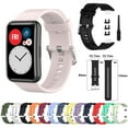 thumbnail image 4 of Silicone Sport Watch Band Strap Soft Breathable Wrist Band Replacement Compatible for HUAWEI Watch FIT, 4 of 14
