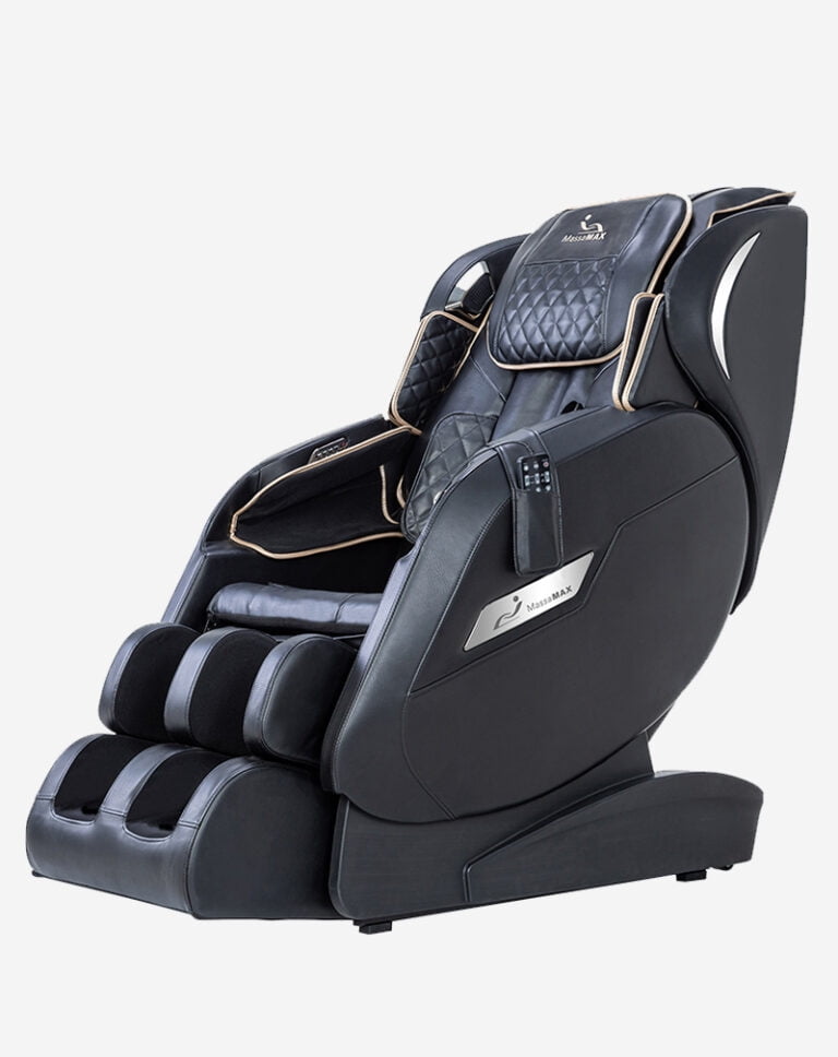 MassaMAX 2024 Assembled Full Body Massage Chair，Zero Gravity  Recliner,Bluetooth Speaker in Black