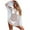 #52-white swimsuit coverup, variant on Women's Swimsuit Cover Up for Beach Crochet Sheer Kaftan Caftan Beach Dress Bathing Suit Swim Coverup Glitter Crochet Mesh Crochet Dress White,Free Size
