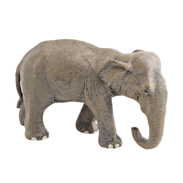 Figura de elefante, animales, figuras, recuerdo de fiesta, manualidades, adorno de escritorio realista 3194