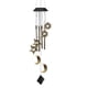 thumbnail image 1 of Cateissary Campana de viento solar LED con forma de estrella y luna, luz solar para patio, iluminación colgante para jardín, luz colgante de Iluminación navideña Estilo 2, 1 of 6