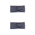 thumbnail image 3 of Minnieouse Diadema de ganchillo Deportes Tie-dye Banda ancha para el sudor Antideslizante Alta elasticidad para deportes Yoga Gimnasio Correr Negro ondulado negro ondulado 2piezas Minnieouse CBP384004, 3 of 6