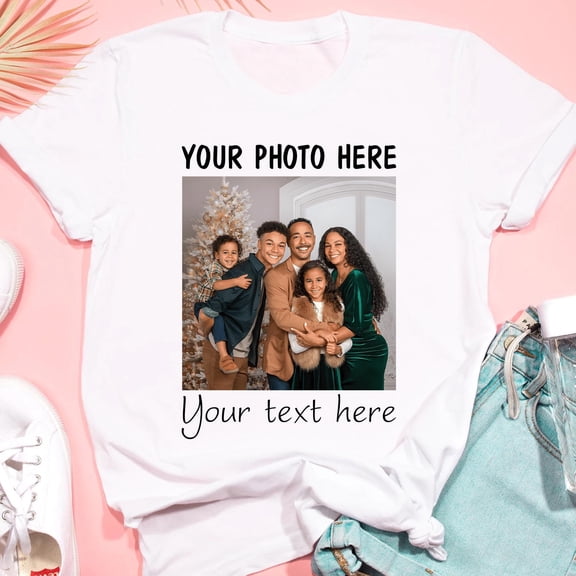 TOKAIPlus Personalized Family Photo Shirt, Custom Photo Shirt, Making Memories Together Shirt, Custom Family Picture T-Shirt, Family Matching Shirts