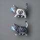 thumbnail image 4 of Paquete de 9 imanes de nevera con máscara de gato, lindo gato con imanes de máscara para nevera, decoración de cocina, decoración de nevera, adorno de gato para pizarra blanca, nevera, mapa, notas, calendario, foto, oficina Sailing Electrónica, 4 of 6