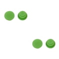 thumbnail image 2 of stanreset 2 Pack Handlebar End Plugs PE Exquisite Workmanship Dust-Proof Multicolor Handle Cover for Road Mountain-Bike Most Bicycle Green Green 2Set, 2 of 6