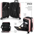 thumbnail image 4 of Equipaje de mano TRAVELARIM, carcasa rígida de 22 pulgadas con bolsa para cosméticos, 4 of 9