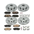 thumbnail image 3 of PowerStop Front and Rear Stock Replacement Brake Pad and Rotor Kit Fits: INFINITI NISSAN Select Models KOE114, 3 of 8