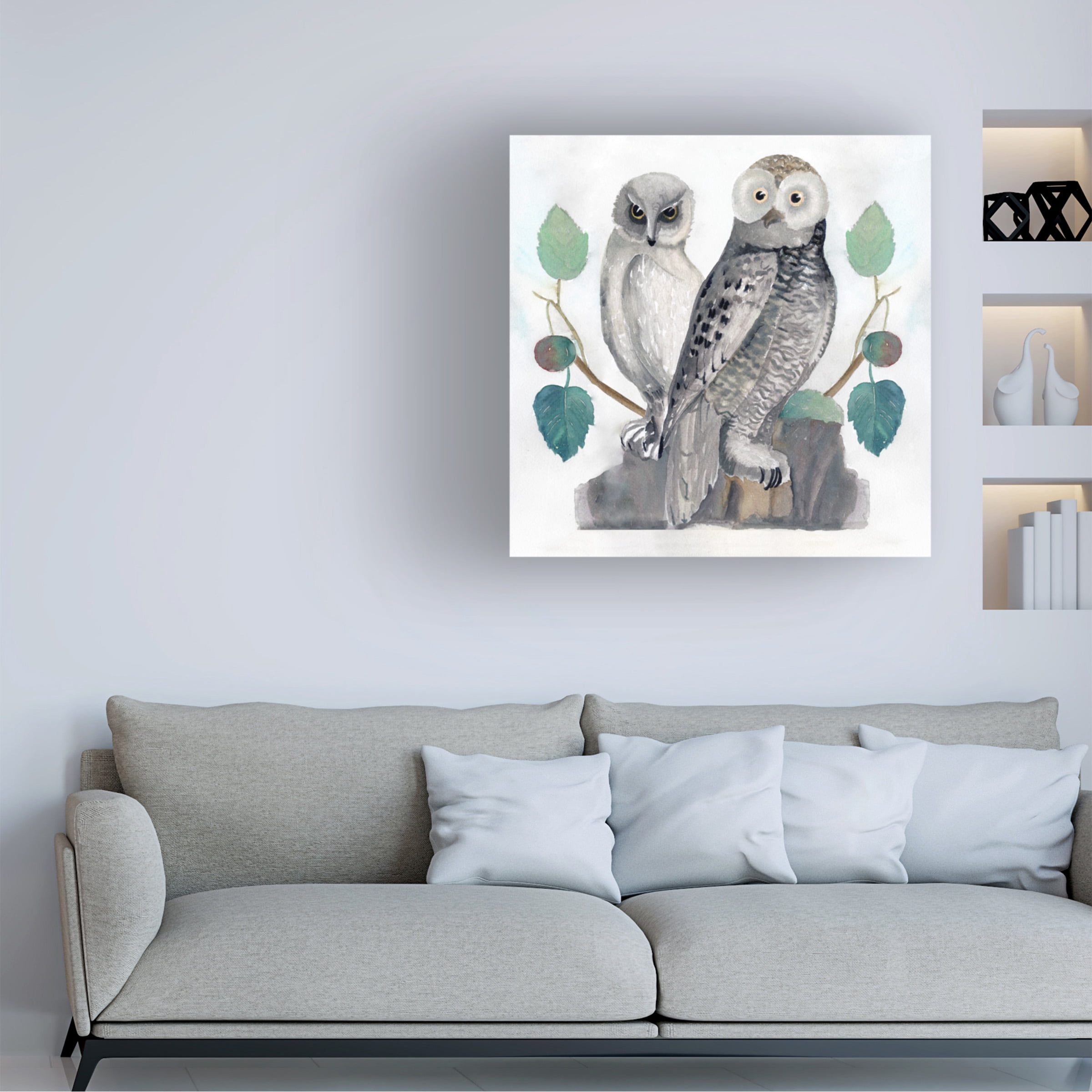 Stellar Design Studio 'Traditional Owls I' Canvas Art