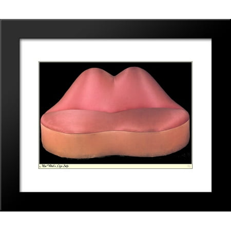 Mae West Lips Sofa 20x24 Framed Art Print By Salvador Dali Mae West Lips Sofa 20x24 Framed Art Print By Salvador Dali