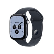 Apple Watch Series 12 GPS + Cellular 42mm Night Blue Ceramic Case with Navy Blue Sport Band - S/M