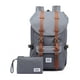 thumbnail image 1 of Mochila de viaje escolar KAUKKO para universidad flexible con portátil para 15", 22L (Nylon/Gris) KAUKKO  EP5T09, 1 of 5