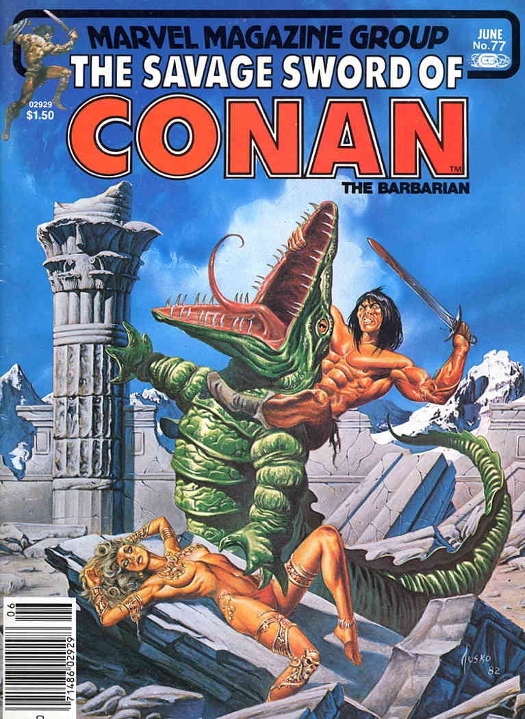 Cover of The Savage Sword of Conan #77