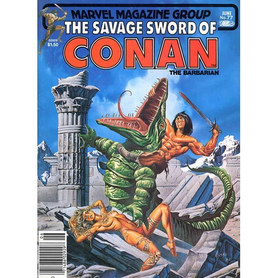Savage Sword of Conan #77 (Newsstand) VF ; Marvel Comic Book