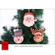 thumbnail image 5 of Colgante de madera de Navidad con luz LED, diseño de muñeco de nieve, alce de Papá Noel, colgante luminoso, decoración de árbol de Navidad, 3 uds., 5 of 5