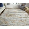 thumbnail image 3 of Feizy Laina Transitional Abstract, Tan/Orange/Ivory, 4' x 6' Accent Rug Easy Care Pet & Kid Friendly Stain Resistant Industrial Watercolor Floor Rug for Living room Bedroom, 3 of 8