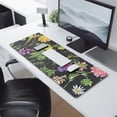thumbnail image 2 of Garden Flowers Mouse Mat - Perfect Balance of Comfort and Functionality | Non-Slip Rubber Base, Splash Resistant, Easy to Slide | Portable and Personalized | 31.5 × 11.8 inch, 2 of 7