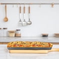 thumbnail image 3 of Cyimi Rectangular Tart Pan 14 Inch Nonstick Quiche Pie Pan with Removable Bottom Tart Pan for Pies, Quiche Bakeware, Cheese Cakes, Desserts, 3 of 7