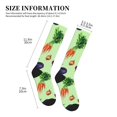 thumbnail image 2 of Compression Socks For Women And Men - Eggplant Chilies Onion Garlic Compression Socks Circulation For Workout, 2 of 2