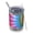 Rainbow Tie Dye, variant on 12oz Tumblers Rainbow Tie Dye Mandala Pattern Vacuum Insulated Stainless Steel Travel Tumbler Cups Mug with Lid and Straw for Beer,Coffee,Beverages with Cleaning Brush for Cold & Hot Drinks