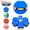 Blue, variant on 1PCS,Magic Bouncing Ball, Bouncy Balls, Magical Flying Saucer with 6 LED Light, Family and Pet Interactive Toys, Safe & Durable Dual Form Freely Switchable for Indoor & Outdoor Use.,Pink