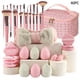 thumbnail image 2 of Juego de 40 brochas de maquillaje de uso especial con bolsa de almacenamiento para corrector, rubor, sombra de ojos, polvos, contorno, brochas de maquillaje, brochas de maquillaje para rostro y ojos,, 2 of 6