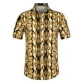 thumbnail image 5 of INSPIRE CHIC Men's Animal Print Short Sleeves Casual Summer Printed Shirts, 5 of 6