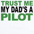 thumbnail image 2 of CafePress - Trust Me My Dads A Pilot Body Suit - Baby Light Bodysuit, Size Newborn - 24 Months, 2 of 4