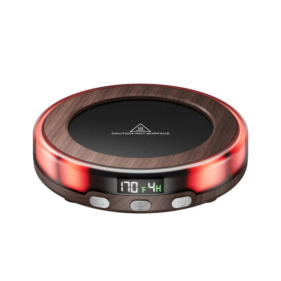 Calentador de Tazas de Café Gaiatop con 3 Temperaturas, Temporizador, Luz LED, 0.37 kg, 120 V