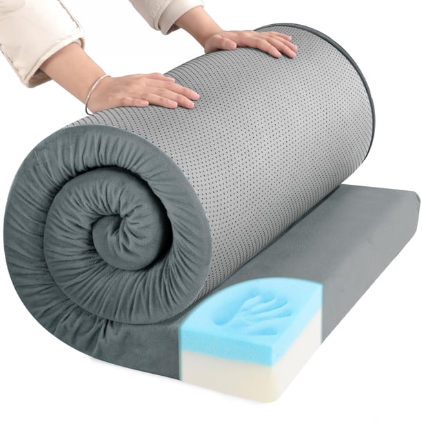 Colchón de Camping HOMBYS Portátil de Espuma de Memoria Impermeable de 3 cm