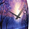 thumbnail image 3 of Designart "Transcendent Twilight Sky Photo wall art" Landscapes Oversized Wall Clock, 3 of 6