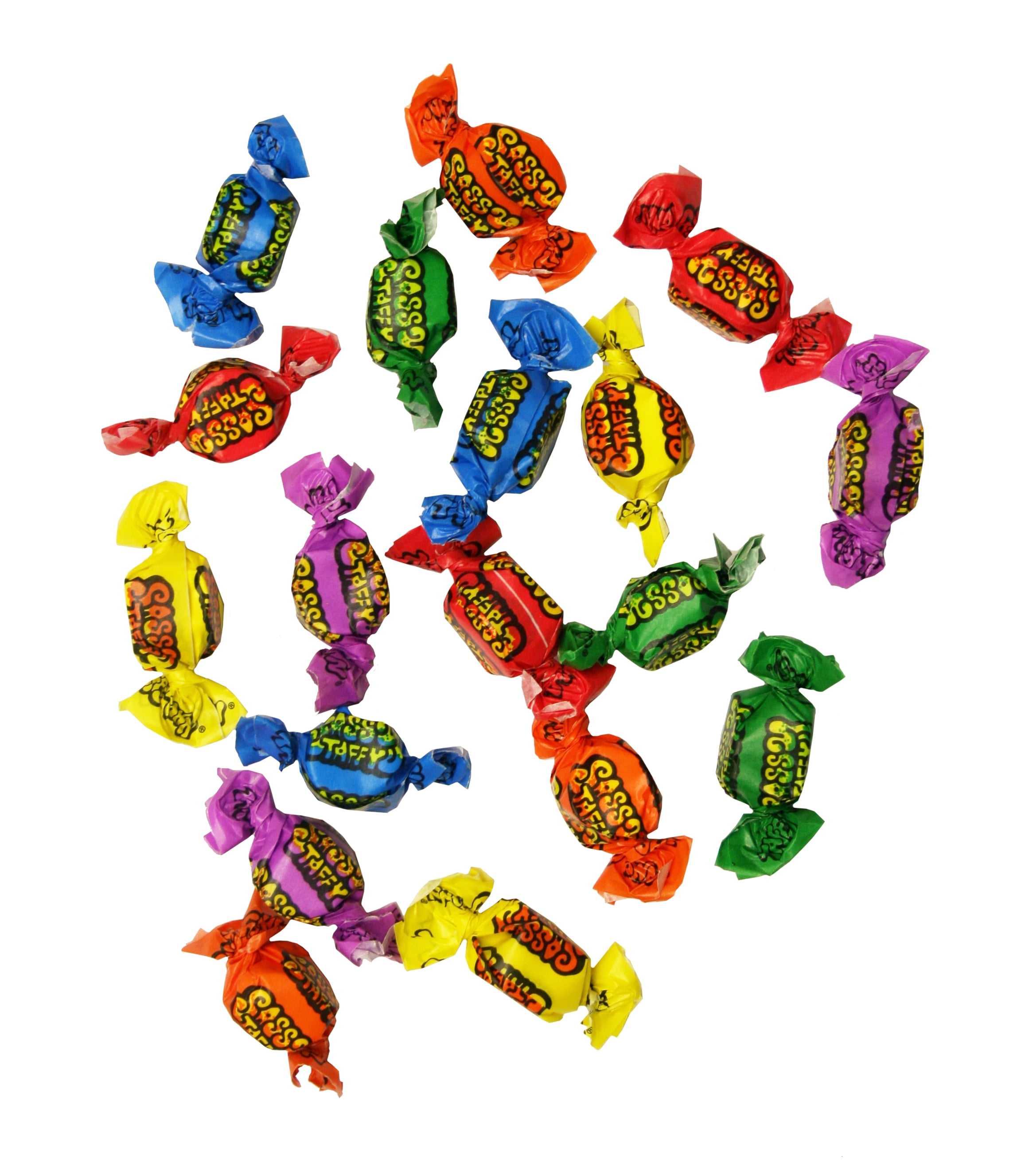 Taffy Shop Sassy Sour Mix Salt Water Taffy 1/2 LB Bag