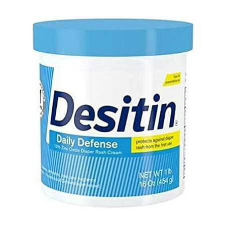 UPC: 0074300495163 | Desitin Daily Defense Baby Diaper Rash Cream with 13% Zinc Oxide Barrier Cream to Treat Relieve & Prevent Diaper Rash Hypoallergenic Dye- Phthalate- & Paraben-Free 16 oz