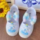 thumbnail image 5 of Sanrios My Melody Kuromi Cinnamoroll-zapatos de lona con lazo para niños, zapatillas de tela cómodas Kawaii, Serie de muñecas, regalo para niños, 5 of 5