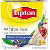 Lipton Blueberry Pomegranate White Tea Pyramids, 18 ct