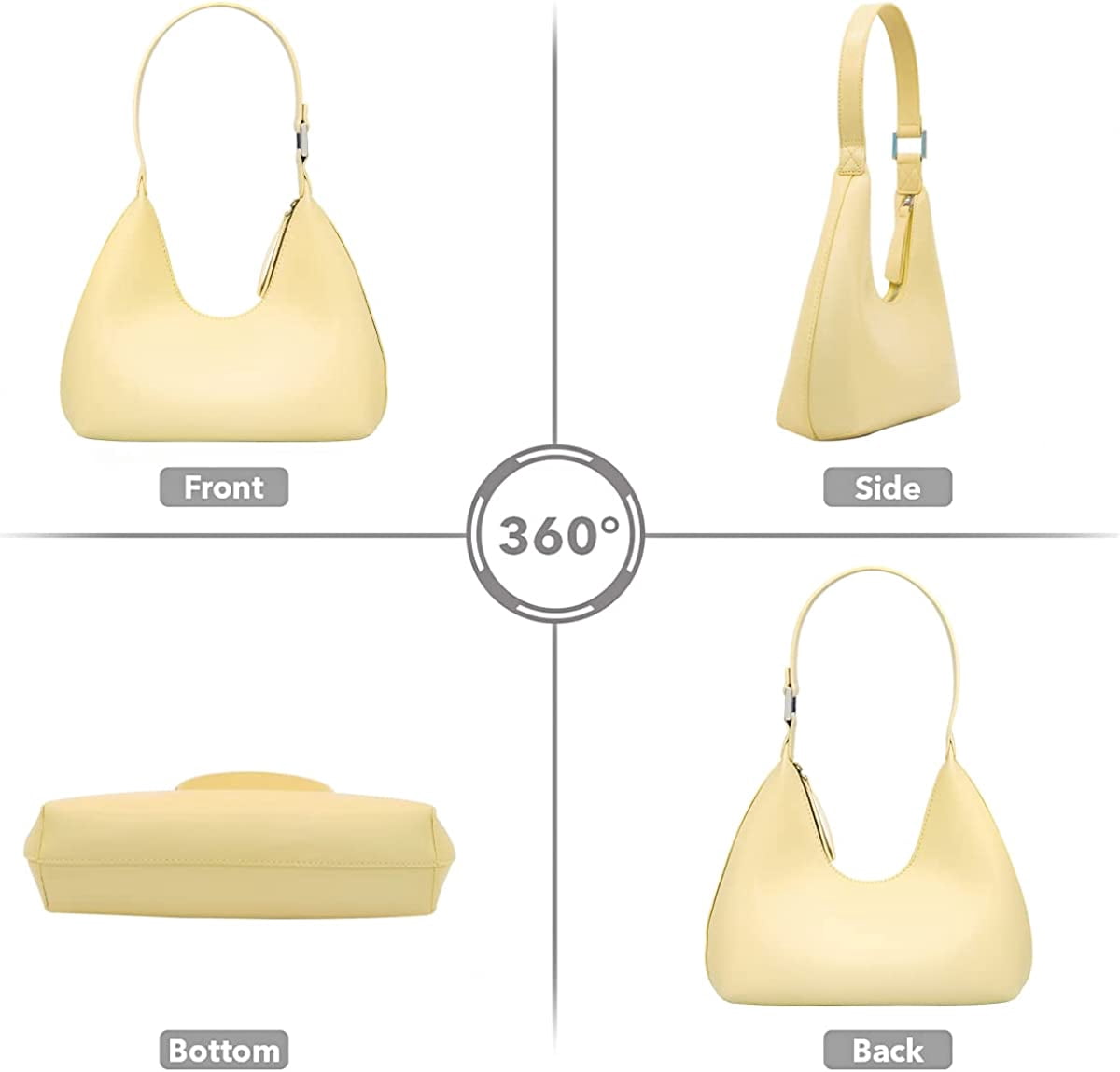 Barabum Mini Purse Small Shoulder Bags for Women Trendy Small Hobo Bag Clutch Purses for Women