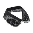 thumbnail image 3 of Cuello desmontable para mujer Macarena Cuello camisero Accesorios para camisa blusa vestidos cortos Negro 22x7 cm, 3 of 8