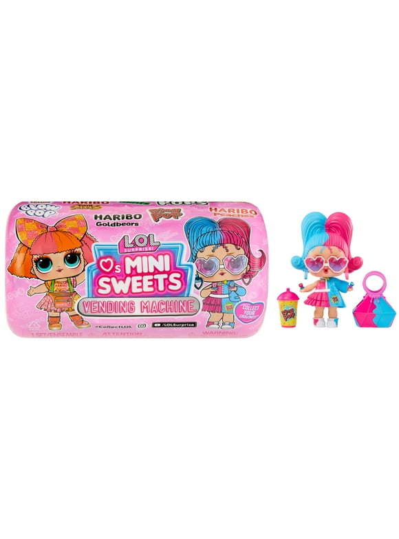 LOL Surprise Loves Mini Sweets Series 3 Vending Machine with 8 Surprises, Accessories, Vending Machine Packaging, Limited Edition Doll, Candy Theme, Collectible - Gift for Girls Age 4+